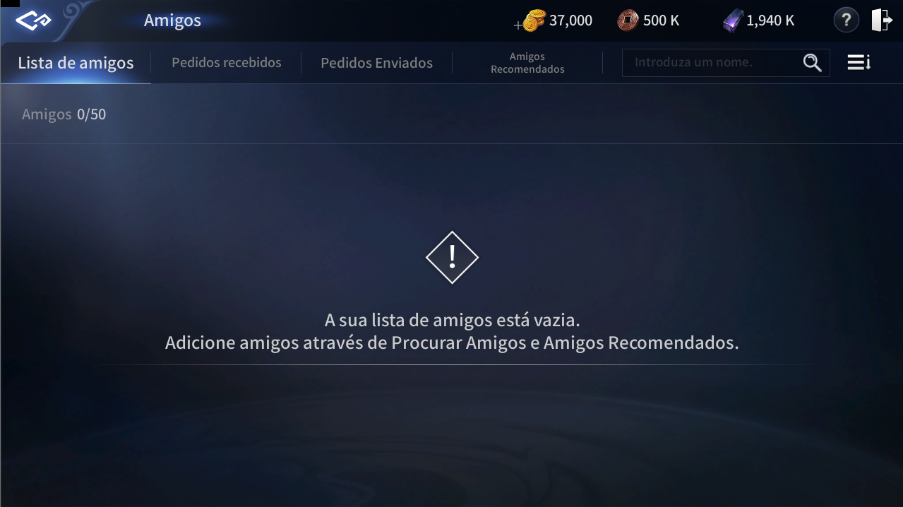 Inventário de Personagem