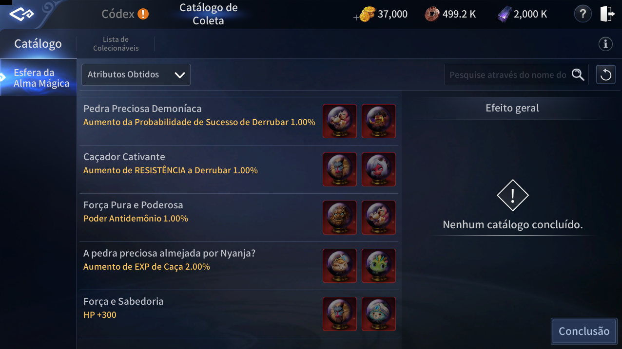 Inventário de Personagem