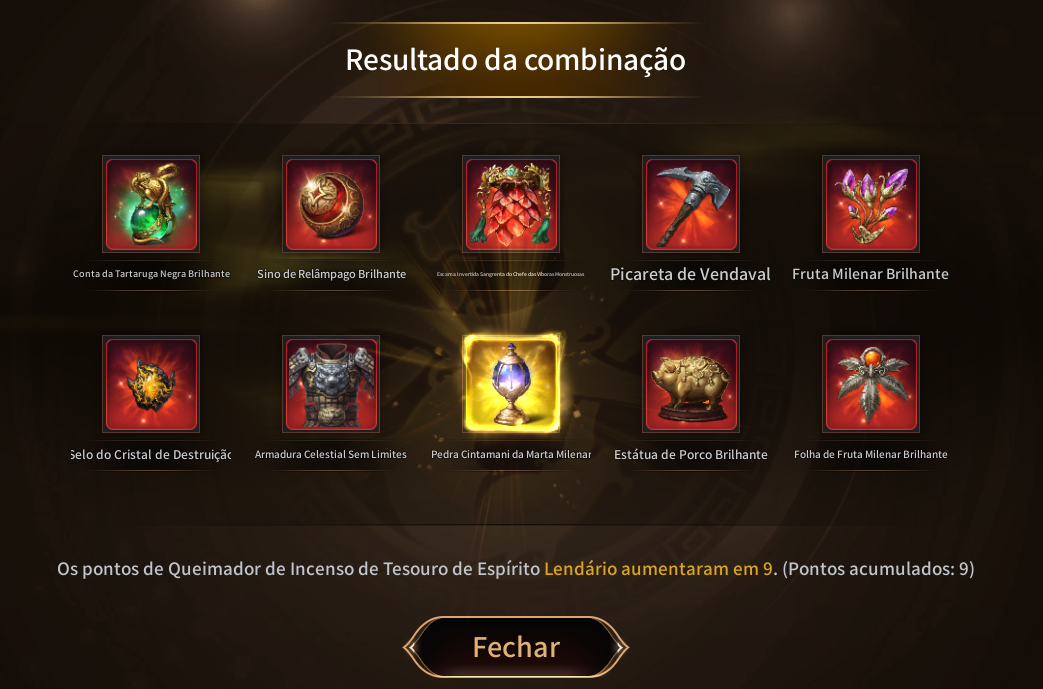 Inventário de Personagem
