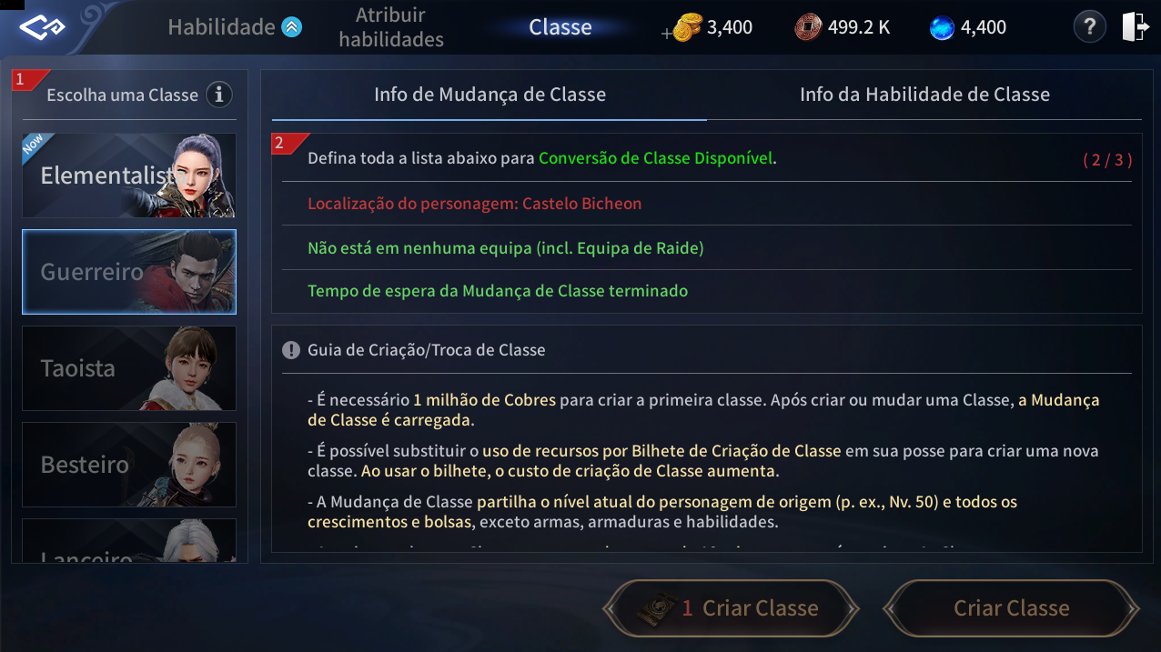 Character Creation